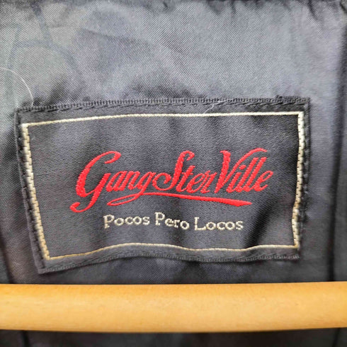 ギャングスタビル GANGSTERVILLE LOCOS - DOWN JACKET アクリルファー ダウンジャケット メンズ import:M