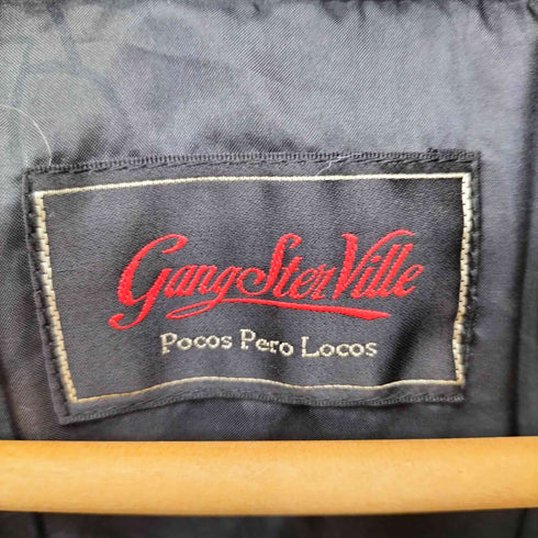 ギャングスタビル GANGSTERVILLE LOCOS - DOWN JACKET アクリルファー ダウンジャケット メンズ import:M