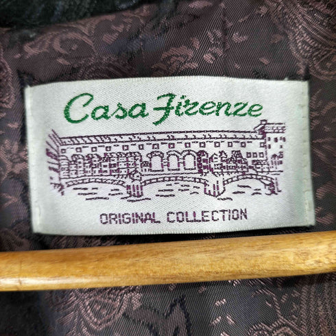 Casa Firenze パッカリープリント ダブル チェスターコート メンズ