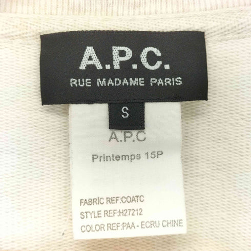 アーペーセー A.P.C. クルーネック長袖Tシャツ レディース import:S