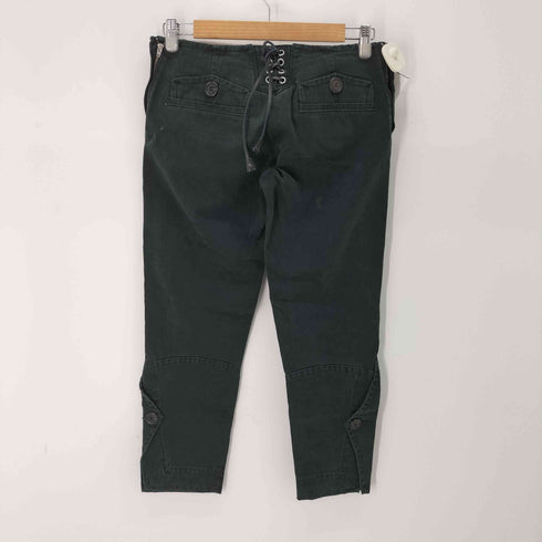 ディースクエアード DSQUARED2 MADE IN ITALY コットン クロップド ギミック セーラーパンツ レディース 40