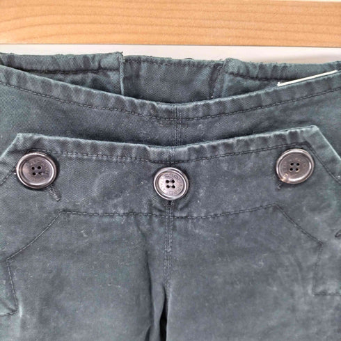 ディースクエアード DSQUARED2 MADE IN ITALY コットン クロップド ギミック セーラーパンツ レディース 40
