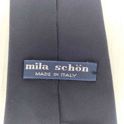 ミラショーン mila schon イタリア製 総柄シルクネクタイ メンズ