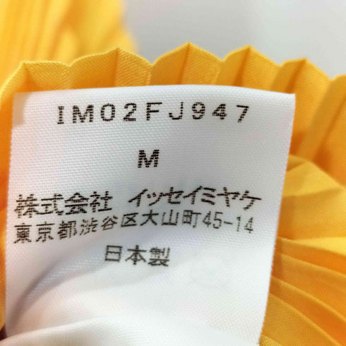 イッセイミヤケ ISSEY MIYAKE プリーツノースリーブカットソー レディース JPN:M