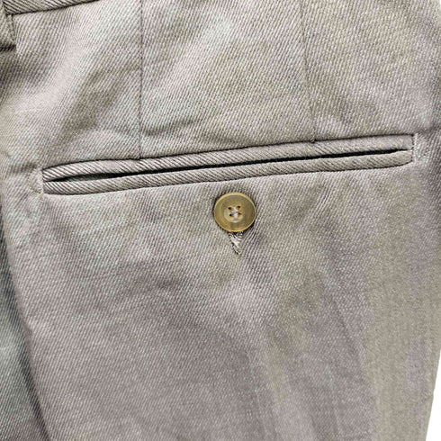 エルメネジルドゼニア Ermenegildo Zegna FINE WORSTED SUPER 100'S 1タックウールスラックス メンズ tg44 cm38