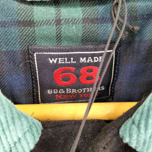 シックスティエイトアンドブラザーズ 68&BROTHERS Melton Coach Jacket メンズ import:L