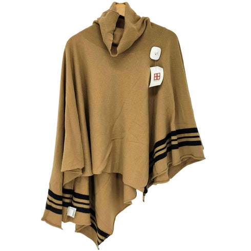 Wren ウールカシミヤ アシンメトリーポンチョ レディース S