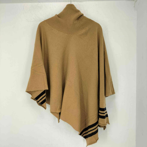 Wren ウールカシミヤ アシンメトリーポンチョ レディース S