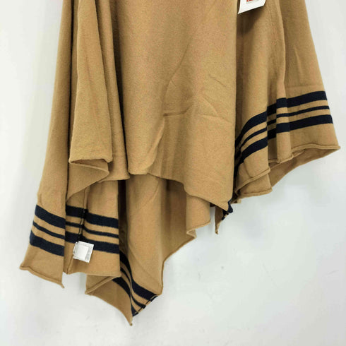Wren ウールカシミヤ アシンメトリーポンチョ レディース S