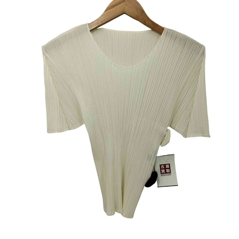 プリーツプリーズイッセイミヤケ PLEATS PLEASE ISSEY MIYAKE プリーツクルーネックTシャツ レディース 3