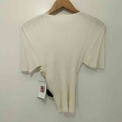 プリーツプリーズイッセイミヤケ PLEATS PLEASE ISSEY MIYAKE プリーツクルーネックTシャツ レディース 3