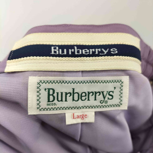 バーバリーズ BURBERRYS 90S ロゴ刺繍 タックショーツ レディース LARGE
