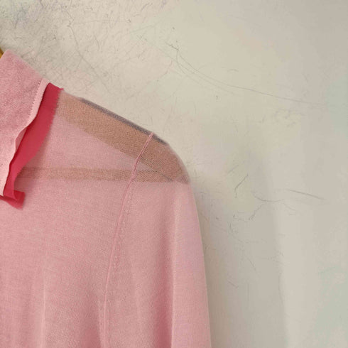 イウエンマトフ AEWEN MATOPH シフォンコンビ ポロ カーディガン レディース