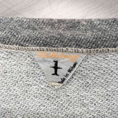 フィルメランジェ FilMelange スウェットプルオーバー 6分袖 レディース