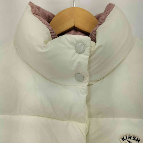 キルシー KIRSH ロゴ刺繍 ナイロン スタンドカラー 中綿ベスト レディース JPN:1