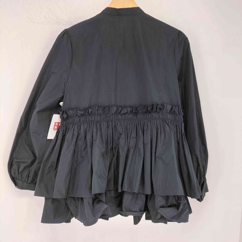 ユナイテッドアローズ UNITED ARROWS バンドカラーギャザーシャツ レディース