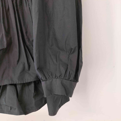 ユナイテッドアローズ UNITED ARROWS バンドカラーギャザーシャツ レディース