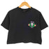 ステューシー Stussy コットン スカルフラワープリント クルーネックTシャツ レディース import:S