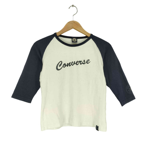 コンバース CONVERSE Y2K ラメロゴ ラグランスリーブカットソー レディース JPN:M