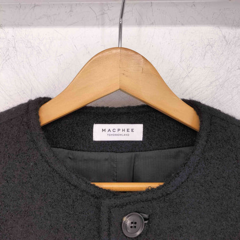 マカフィー MACPHEE シープパイル クルーネックジレ レディース 36