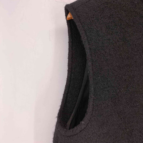 マカフィー MACPHEE シープパイル クルーネックジレ レディース 36