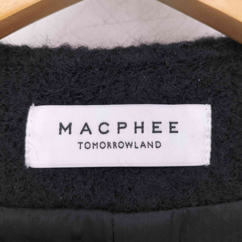 マカフィー MACPHEE シープパイル クルーネックジレ レディース 36