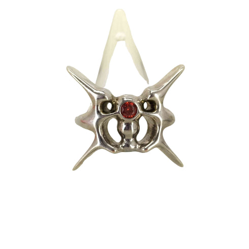 LURS Abstract butterfly gemstone bone ring レディース 16
