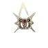 LURS Abstract butterfly gemstone bone ring レディース 16