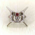 LURS Abstract butterfly gemstone bone ring レディース 16