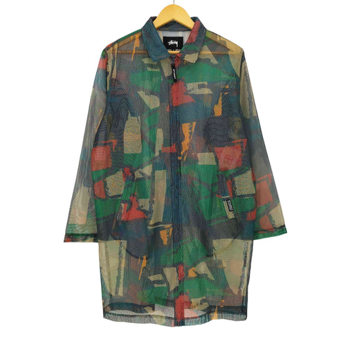 ステューシー Stussy 20aw BLOCK MESH JACKET ブロックメッシュジャケット メンズ import:S