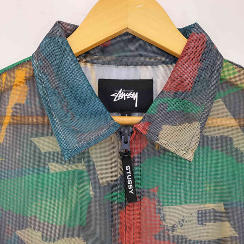 ステューシー Stussy 20aw BLOCK MESH JACKET ブロックメッシュジャケット メンズ import:S