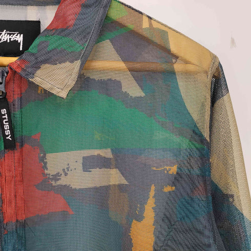 ステューシー Stussy 20aw BLOCK MESH JACKET ブロックメッシュジャケット メンズ import:S
