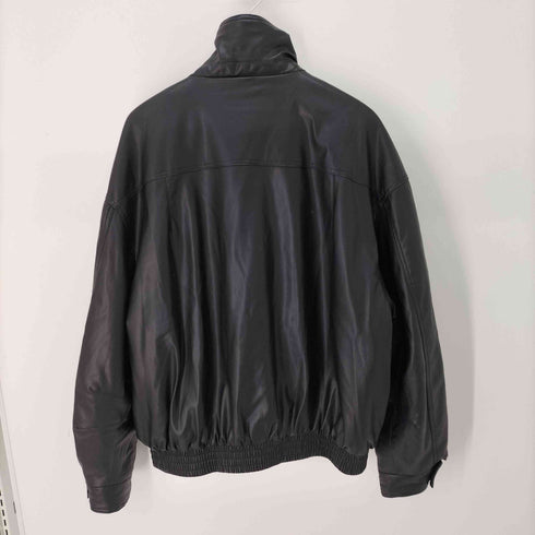 ザラ ZARA フェイクレザー bブルゾン 中綿 メンズ import:XL
