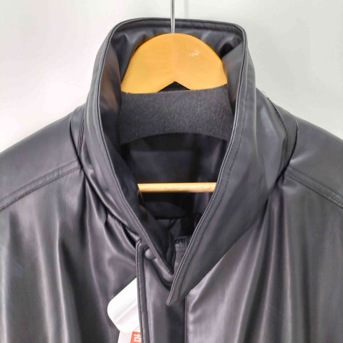 ザラ ZARA フェイクレザー bブルゾン 中綿 メンズ import:XL
