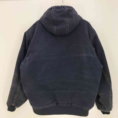 カーハート Carhartt 90s 革タグ USA製 企業ロゴ DUCK ACTIVE JACKET ダック地 裏地キルティング アクティブジャケット メンズ import:XL