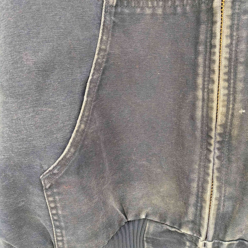 カーハート Carhartt 90s 革タグ USA製 企業ロゴ DUCK ACTIVE JACKET ダック地 裏地キルティング アクティブジャケット メンズ import:XL
