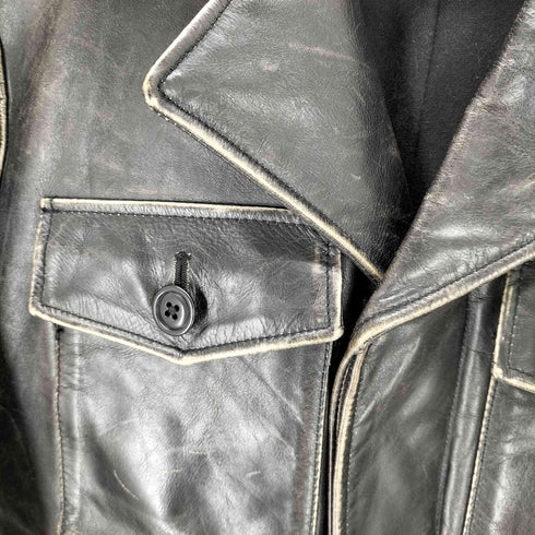 ギャップ Gap 00s M-65 レザージャケット メンズ JPN:S