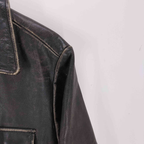 ギャップ Gap 00s M-65 レザージャケット メンズ JPN:S