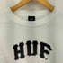 ハフ HUF ARCH DRAWCORD CREW アーチ ドローコードデザイン クルーネック長袖Tシャツ カットソー メンズ M