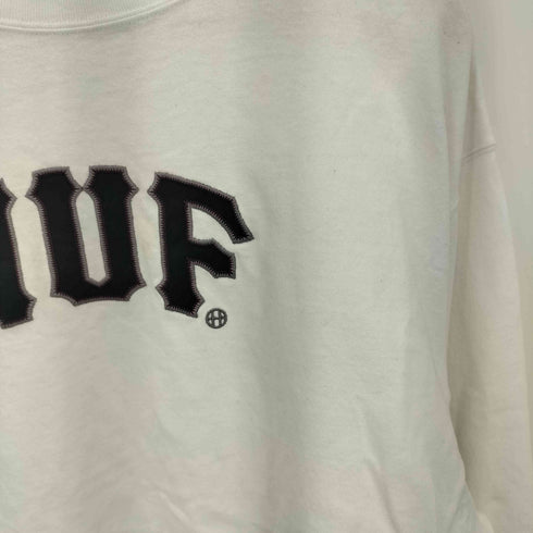ハフ HUF ARCH DRAWCORD CREW アーチ ドローコードデザイン クルーネック長袖Tシャツ カットソー メンズ M