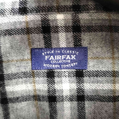 フェアファクス FAIRFAX チェック柄 L/S ネルシャツ メンズ L
