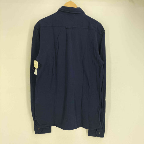 ポロバイラルフローレン Polo by RALPH LAUREN 90S 裾ポニー フラップポケット 鹿の子 L/S ポロシャツ メンズ import:S