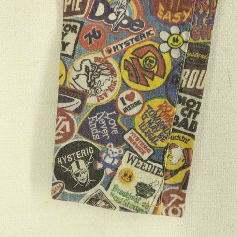 ヒステリックグラマー HYSTERIC GLAMOUR WAPPEN REMIX柄 9分丈スリムパンツ レディース 25