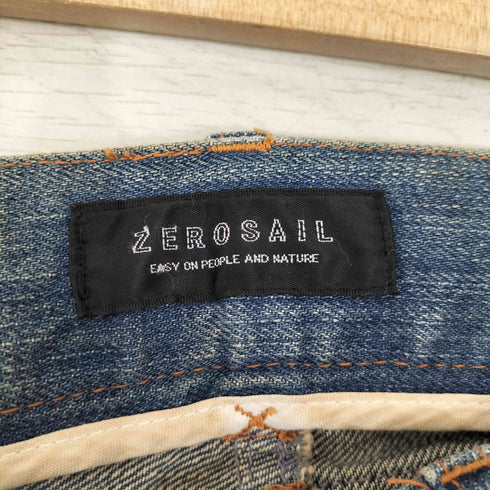 ZEROSAIL ダメージ加工 パッチワークジーンズ メンズ JPN:L