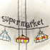 SUPER MARKET刺繍デザイン キャップ メンズ