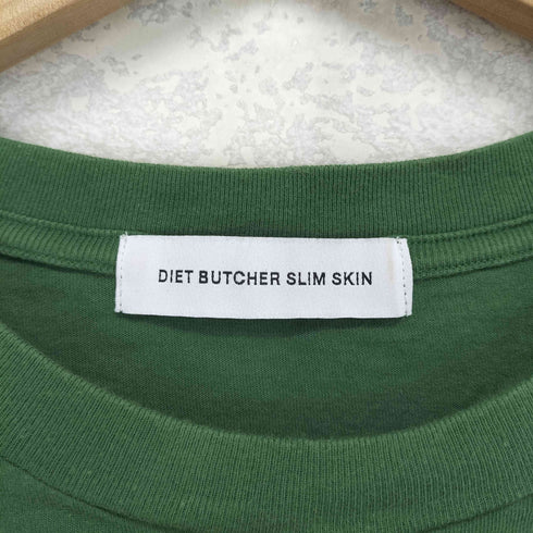 ダイエットブッチャースリムスキン DIET BUTCHER SLIM SKIN 両面プリントクルーネックネックTシャツ メンズ 2