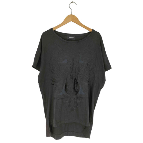 ダイエットブッチャースリムスキン DIET BUTCHER SLIM SKIN 15ss UTOPIA 総柄刺繍 S/S Tシャツ メンズ