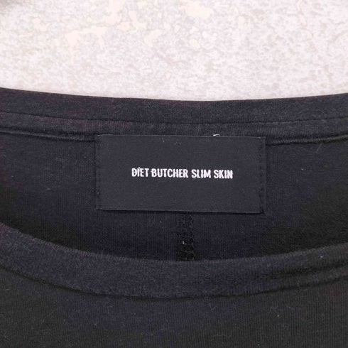 ダイエットブッチャースリムスキン DIET BUTCHER SLIM SKIN 15ss UTOPIA 総柄刺繍 S/S Tシャツ メンズ