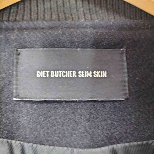ダイエットブッチャースリムスキン DIET BUTCHER SLIM SKIN プリント加工ボンバーブルゾン メンズ