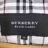 バーバリーブラックレーベル BURBERRY BLACK LABEL ラビットファー付ヘリンボーンショート丈コート メンズ M